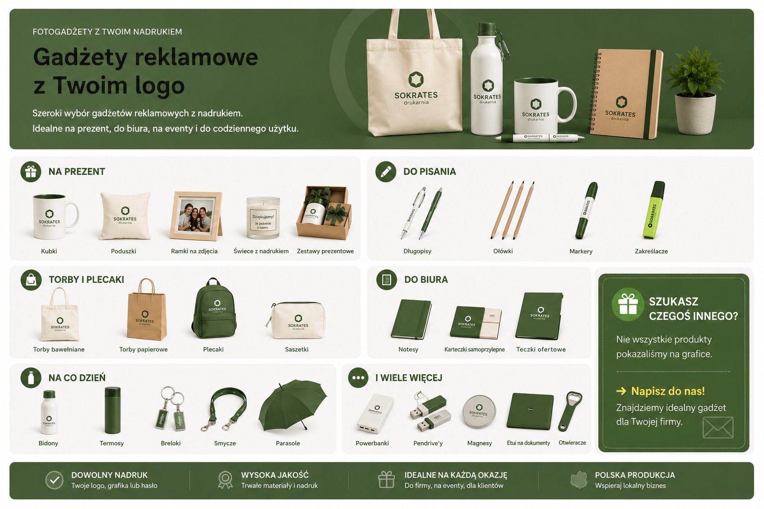 Gadżety reklamowe z logo