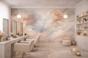 Fototapeta Soft Cloudscape - Malarskie Obloki