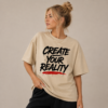 koszulka_create_your_reality_08_bezowa-damska Create Your Reality