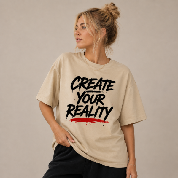 koszulka_create_your_reality_08_bezowa-damska Create Your Reality