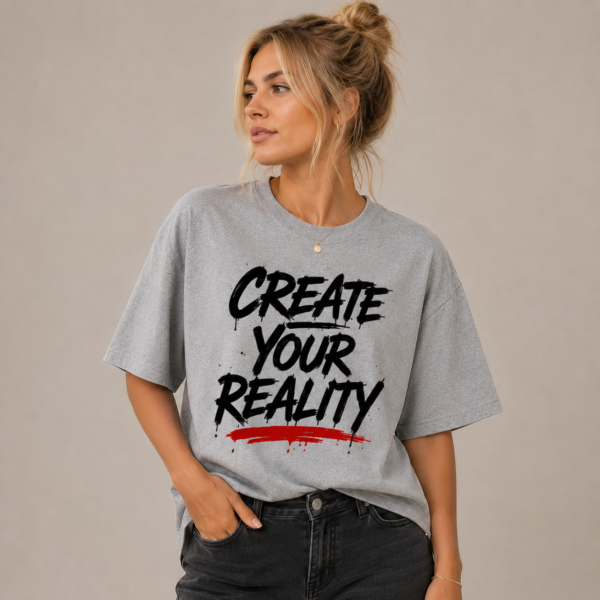 koszulka_create_your_reality_10_szara-damska Create Your Reality